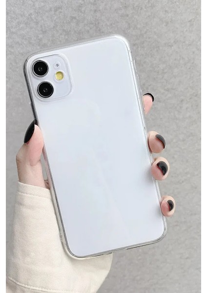 Iphone 11 Uyumlu Desenli Lüx Şeffaf Silikon Kılıf Şeffaf modelleri