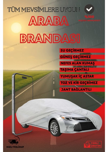 Gri Mercedes S 500 4matıc L Araba Brandası (4mevsim)