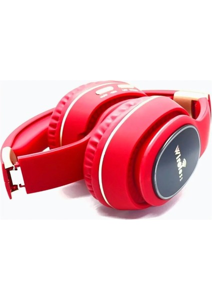 Z4BT Bluetooth 5. 0 kulak Üstü LED Işıklı Kulaklık Kırmızı fiyatları