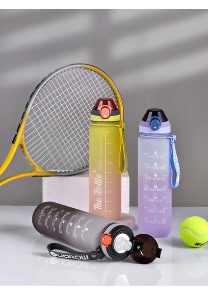 Mor 1000ML Pipetli Su Şişesi, Spor ve Günlük Kullanım Için Sağlıklı ve Şık fiyatları