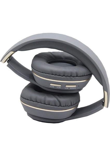 Z4BT Bluetooth 5. 0 kulak Üstü LED Işıklı Kulaklık Gri modelleri