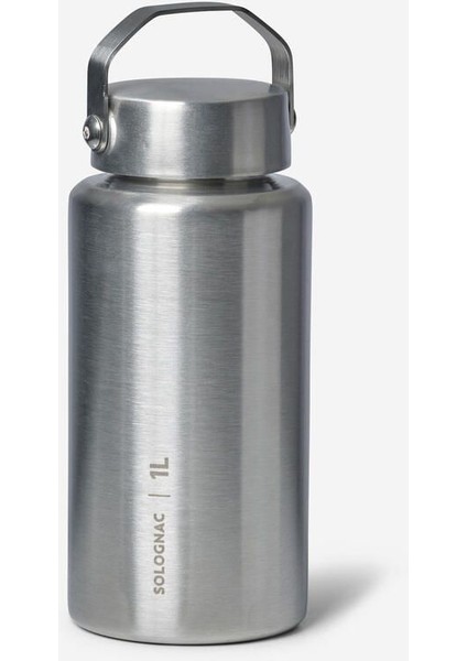 Paslanmaz Çelik Matara, Doğa ve Avcılık, Gri, 1l