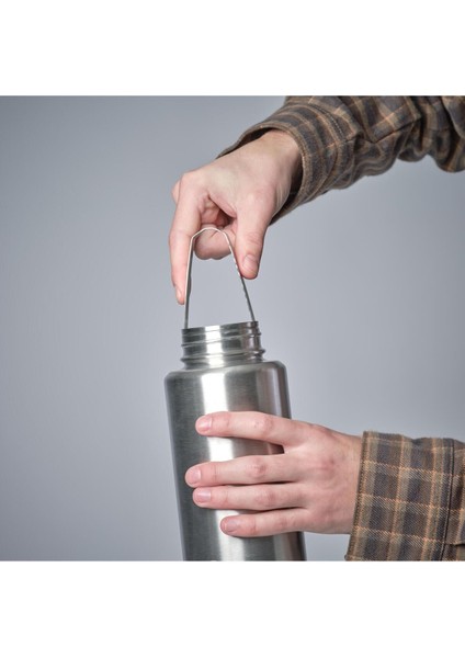 Paslanmaz Çelik Matara, Doğa ve Avcılık, Gri, 1l fırsatları