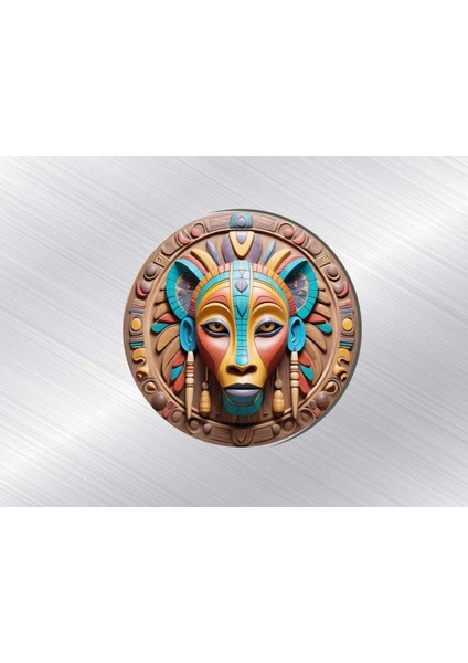 3 Adet 6x6 cm Uv Baskılı Ahşap Magnet V9