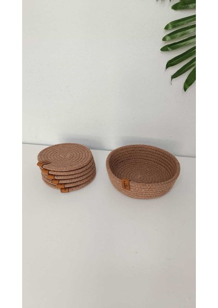 Bardak Altlığı Trees Ip Pamuklu Kahvetonları