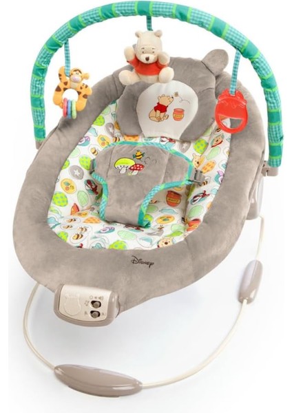 Winnie The Pooh Dots & Hunny Pots Sallanan Bebek Titreşimli Bebek Koltuğu