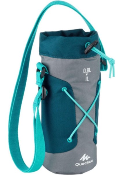 Isı Yalıtımlı Matara Kılıfı, Gri ve Mavi, 0,75-1 L