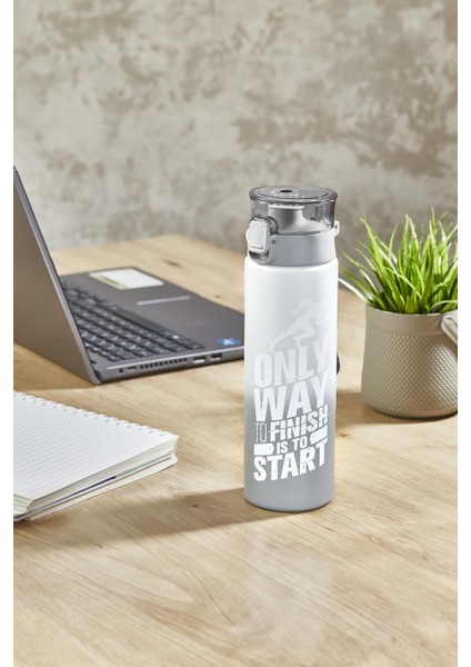 Gri 800 ml Spor Matara, Hafif ve Dayanıklı, Şık Tasarım fiyatları