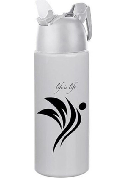 Kilitli 700ML Güvenlikli Spor Matara, Suluk, Su Şişesi, Içecek Şişesi