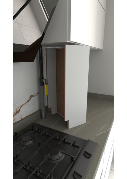 Mutfak Doğalgaz Borusu Gizleme, Kapama, Mutfak Rafı fiyatları