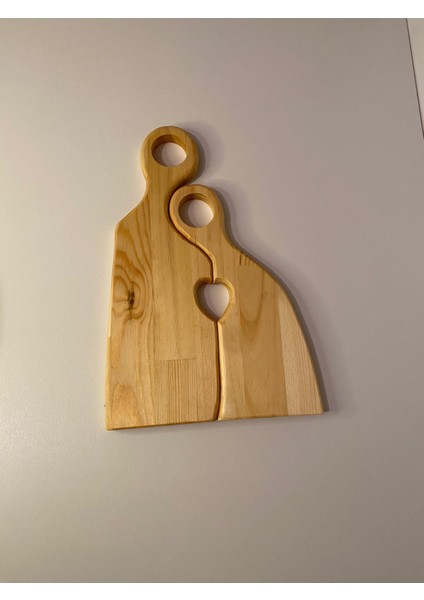 2li Kalpli Kesme Tahtası, Ikiz Kesme Tahtası, Kalpli Kesme Tahtası Sunum Tahtası