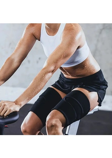 Siyah Ayarlanabilir Bacak Bandı, Egzersiz ve Terlemeyi Destekleyen Unisex Tasarım fiyatları
