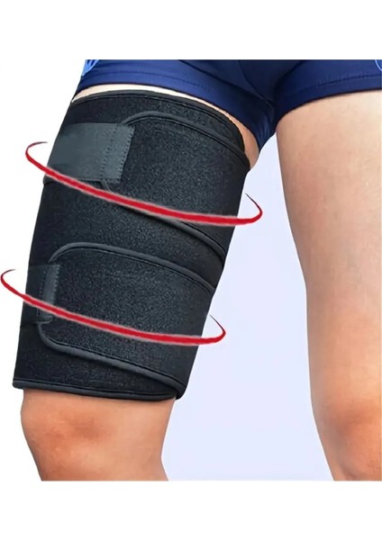 Siyah Ayarlanabilir Bacak Bandı, Egzersiz ve Terlemeyi Destekleyen Unisex Tasarım indirimleri