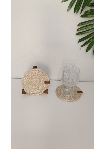 Bardak Altlığı Polyester Açık Bej fırsatları