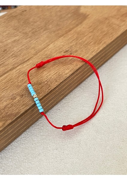 14 Ayar Altın Dorika Detaylı Mavi Taşlı El Işi Zarif Altın Halhal