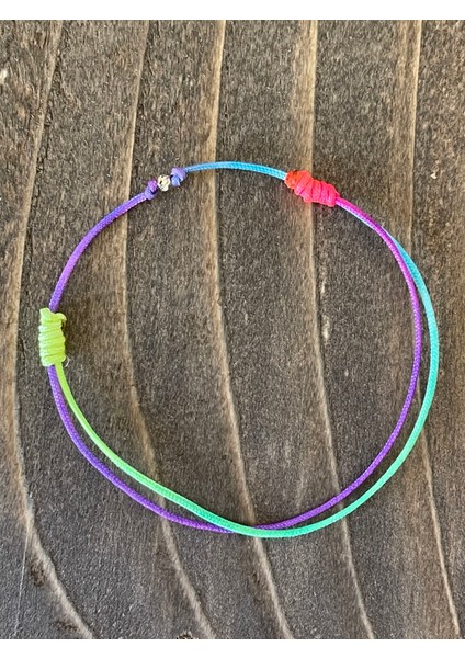 14 Ayar Altın Dorikalı Ebruli Ipli Renganrenk Altın Halhal modelleri