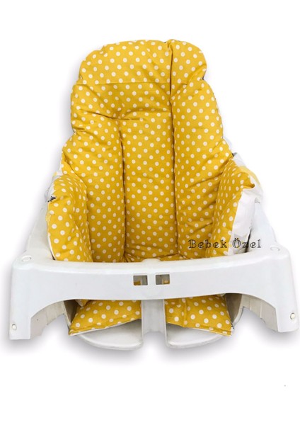 Mama Sandalyesi Minderi Ergonomik Yumuşak Sarı Desenli 1 Adet Çift Taraflı Kullanım indirimleri