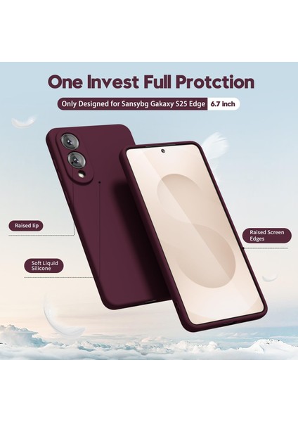Samsung Galaxy S25 Edge Uyumlu Kılıf Esnek Premium Yumuşak Silikon Telefon Kılıfı Kapak modelleri
