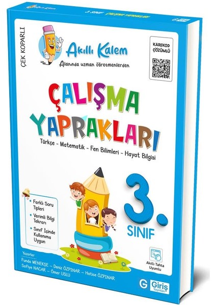 3. Sınıf Akıllı Kalem Çalışma Yaprakları