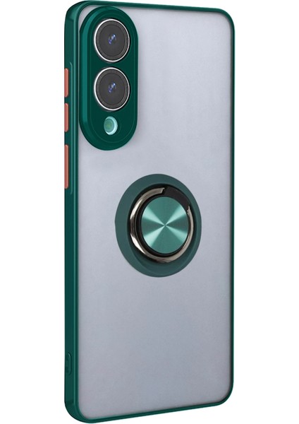 Samsung Galaxy S25 Edge Uyumlu Arkası Mat Şeffaf Yüzüklü Tasarım Telefon Kılıfı Kapak modelleri