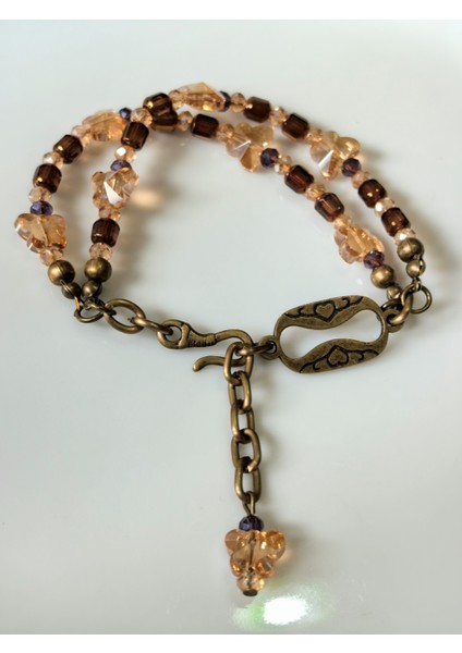 THİNBLACK BAYAN BİLEKLİK KRİSTAL TAŞLI KELEBEK FİGÜRLÜ ANTİK ALTIN RENGİNDE BİLEKLİK indirimleri