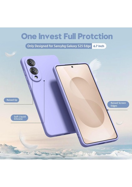 Samsung Galaxy S25 Edge Uyumlu Kılıf Esnek Premium Yumuşak Silikon Telefon Kılıfı Kapak modelleri