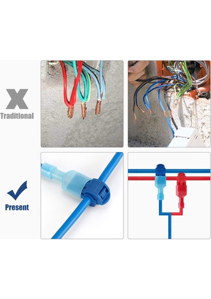 20 Adet T Bağlantı Bağlantısı, Araç Elektrik Hırsızı, T-Tap Elektrik Konnektörü, fiyatları