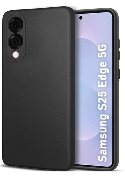 Samsung Galaxy S25 Edge Uyumlu Kılıf Esnek Premium Yumuşak Silikon Telefon Kılıfı Kapak