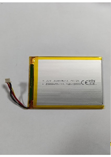 3.7V 3000MAH 308590 Model Lipo Şarj Edilebilir Pil