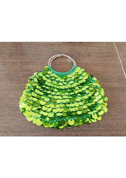 Müjde Pullu Çanta Metalik Yeşil fırsatları