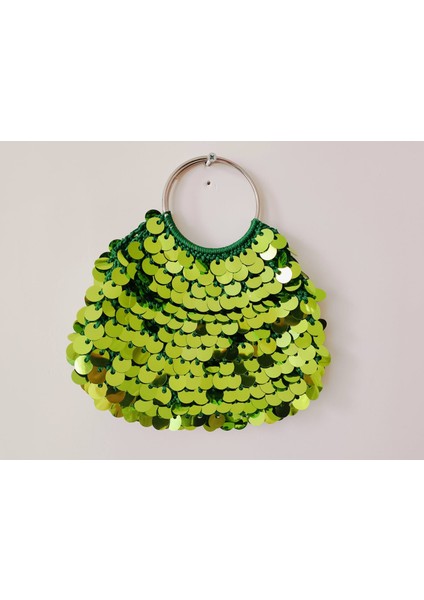 Müjde Pullu Çanta Metalik Yeşil fiyatları
