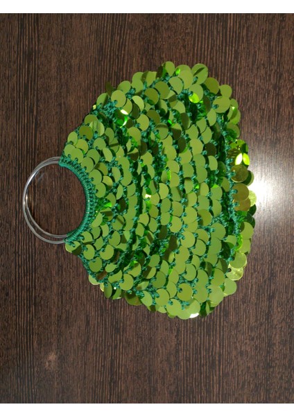 Müjde Pullu Çanta Metalik Yeşil indirimleri