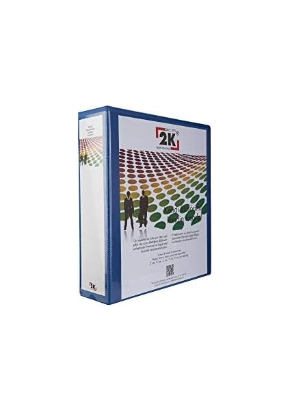 07-2d-M A4 Pvc Cepli Firma Tanıtım Klasörü - 7 cm Sırtlı 2 Halka D Mekanizmalı, Mavi fiyatları