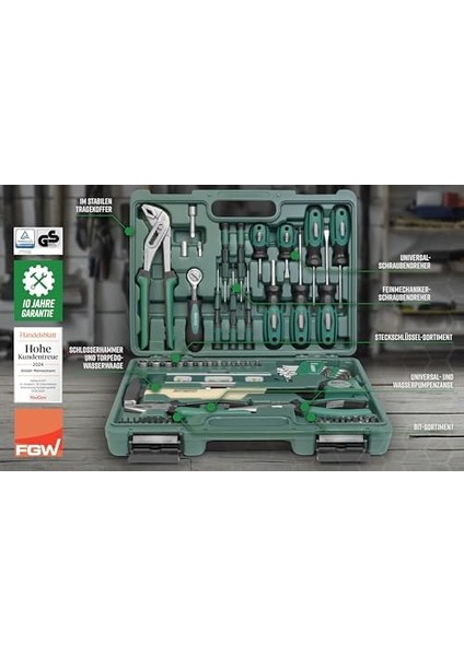 Mannesmann M29084 Alet Çantası, Donanım, 87 Parça fiyatları