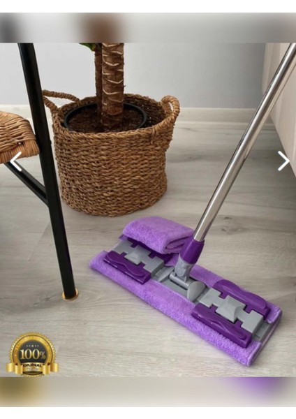Mor Mikrofiber Sihirli Mop ve Yedek Mendil ile Temizlik Keyfi indirimleri