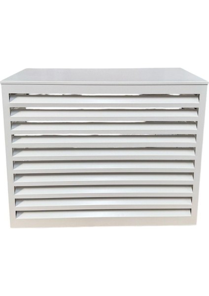 Alüminyum Klima Motoru Gizleme Kafesi 120X62X150 cm (H) Ral 9003 Beyaz Panjur Xlarge Modeli fiyatları