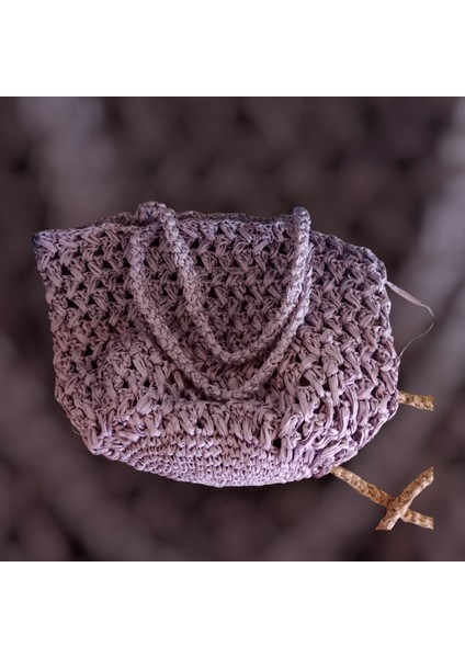 Müjde Home Plaj Çantası Eflatun