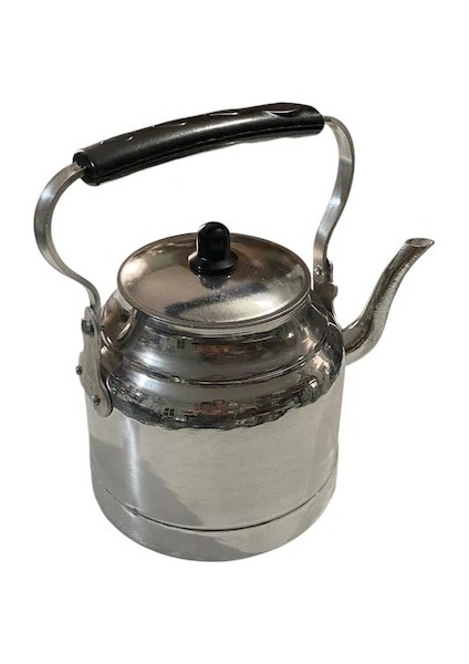 Alüminyum Tekli Demlik, Kamp, Piknik, Soba, Mangal Çay Demliği 1.25 Lt