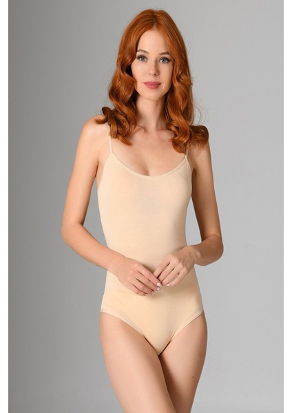 Iç Giyim (3 Adet) Nbb Ince Askılı Çıt Çıtlı Body Atlet