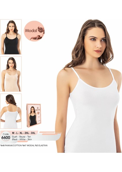 Iç Giyim Kota Modal Kumaş Ince Askılı Atlet