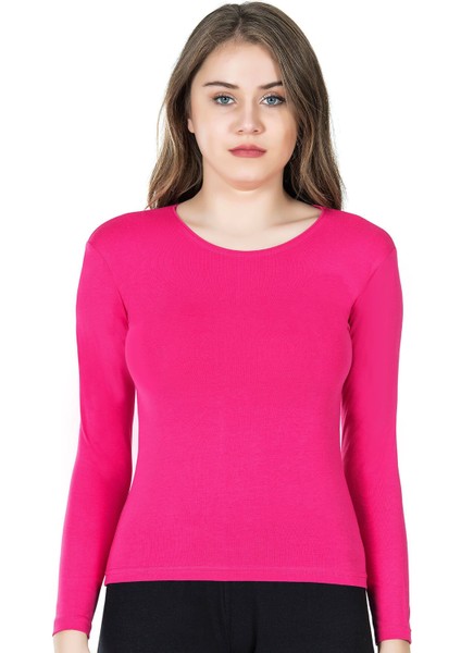 Iç Giyim Derya Kurşun Oval Yaka Uzun Kol Atlet