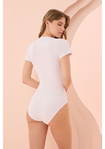 Iç Giyim (3 Adet) Nbb Kısa Kol Geniş Yaka Çıt Çıtlı Body Atlet fırsatları