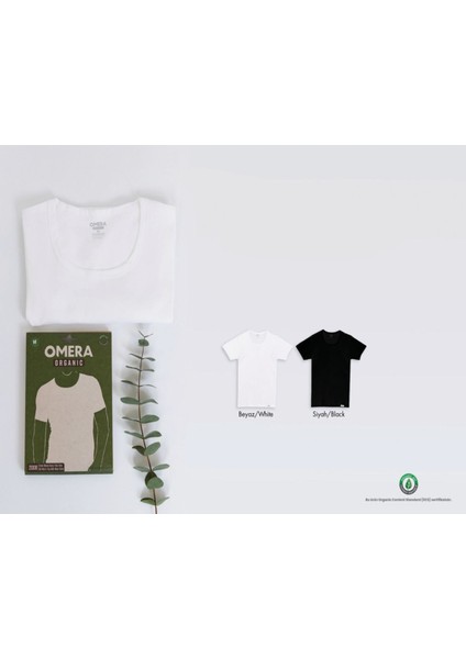 Omera Organik Ribana Geniş Yaka Erkek Atlet fiyatları