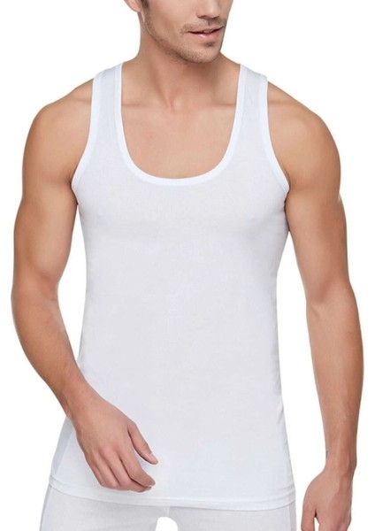 Iç Giyim 6 Adet Erkek Büyük Bedenli Pamuklu Atlet Ekonomik Paket