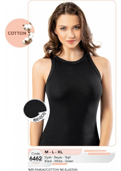 Iç Giyim Pamuk Kumaş Penye Kaşkorse Halter Kesim Atlet