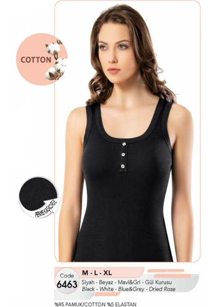 Iç Giyim Pamuk Kumaş Kaşkorse Kalın Askılı Atlet