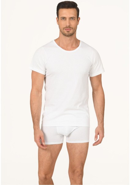 Iç Giyim (3 Adet) Nbb Pamuk Kumaş Klasik Bisiklet Yaka Fanila Erkek Atlet