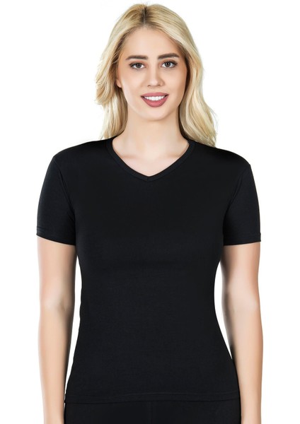 Iç Giyim Derya Kurşun V Yaka Yarım Kol Atlet