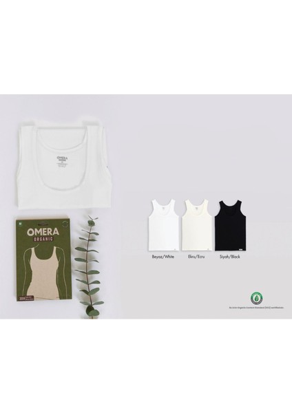 Omera Organik Ribana Kalın Askı Atlet fiyatları