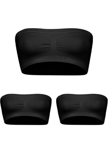 Iç Giyim (3 Adet) Nbb Straplez Pedsiz Dikişsiz Büstiyer Atlet fiyatları